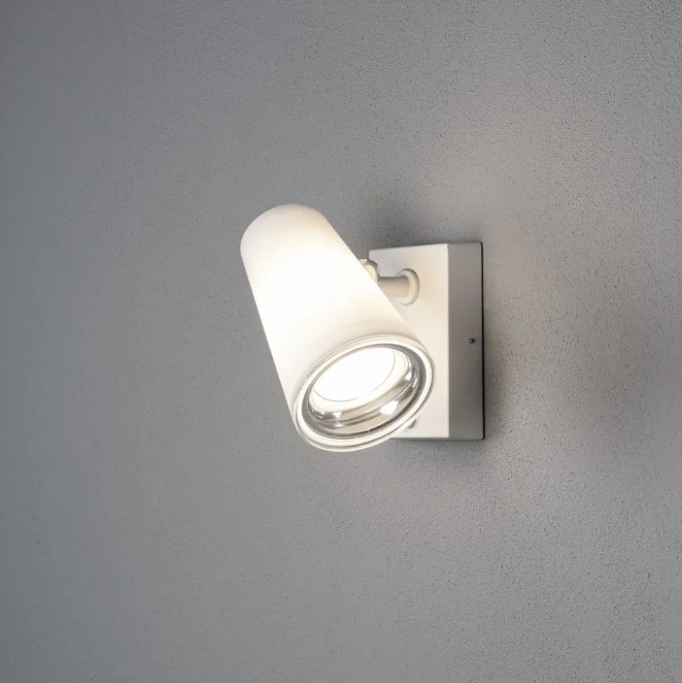 Fano utendørs LED-veggspot med bevegelsessensor