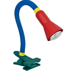 Fargerik bordlampe Couleur med klemmefot