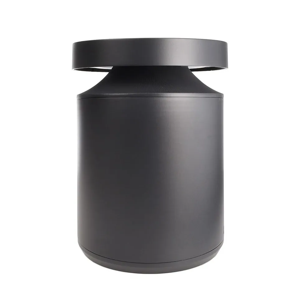 Faro LED-sokkellampe, høyde 25 cm, mørkegrå, DALI, 3 000K