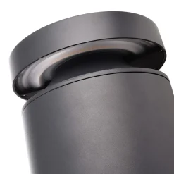 Faro LED-sokkellampe, høyde 25 cm, mørkegrå, DALI, 3 000K