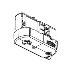 3-fase multiadapter Noa, bæreevne 5kg, svart
