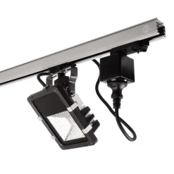 3-fase skinne D Adapter for linjeuttak, svart, 1380 W