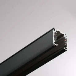 3-fase skinne Noa utenpåliggende 100 cm, svart