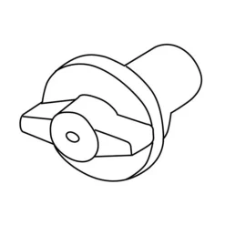 3-fase skinneadapter Noa for dekorativ krok, hvit