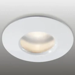 Fast monteringsring i hvitt