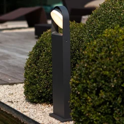 Fele LED-veilampe, antrasitt, dreibar