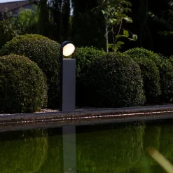 Fele LED-veilampe, antrasitt, dreibar