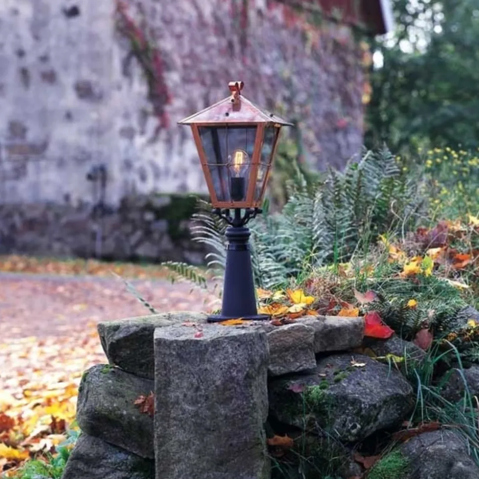 Fenix veilampe i kobber, 66,5 cm