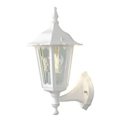 Firenze utendørs vegglampe, hvit, fatning, 36 cm