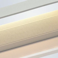 Firkantet LED-vegglampe Lonisa til stuen