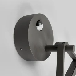 Firkantet LED-vegglampe Mirco med bevegelsessensor