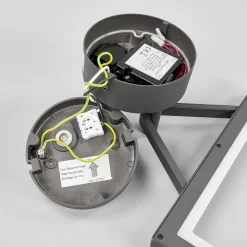 Firkantet LED-vegglampe Mirco med bevegelsessensor