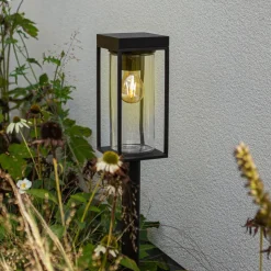 Flair solcellelampe for sti, sensor, jordspyd, dimbar