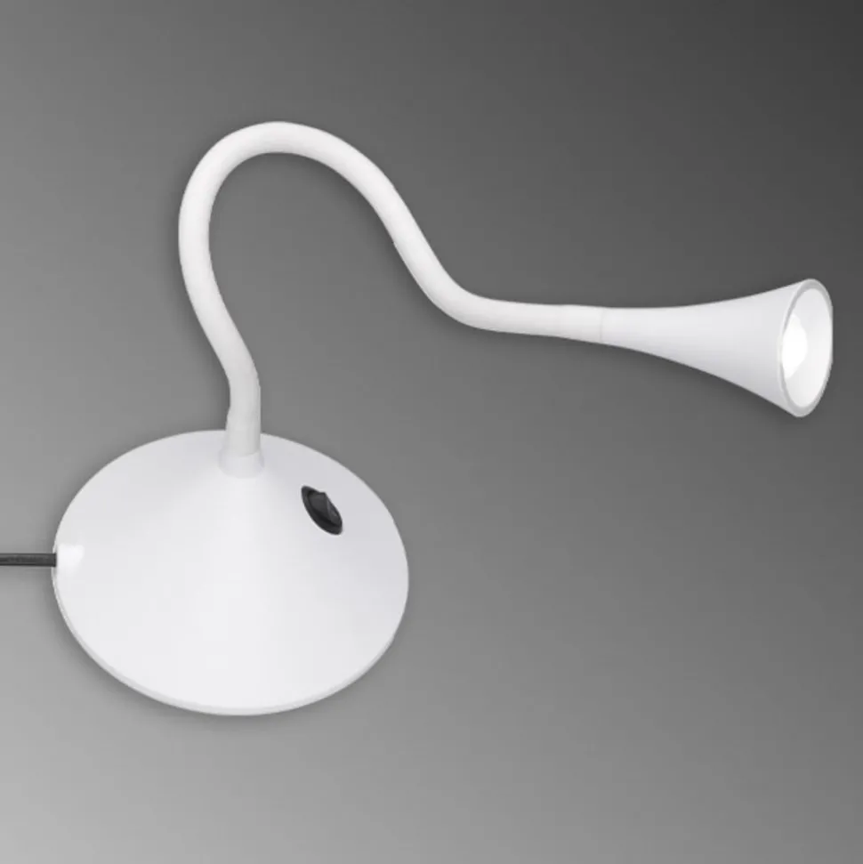 Fleksibel LED-bordlampe Viper i hvitt
