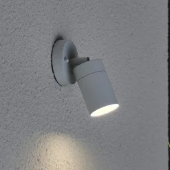 Fleksibel utendørs NEW MODENA vegglampe i grå