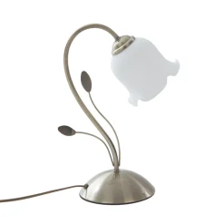 Floralt utformet bordlampe Matea
