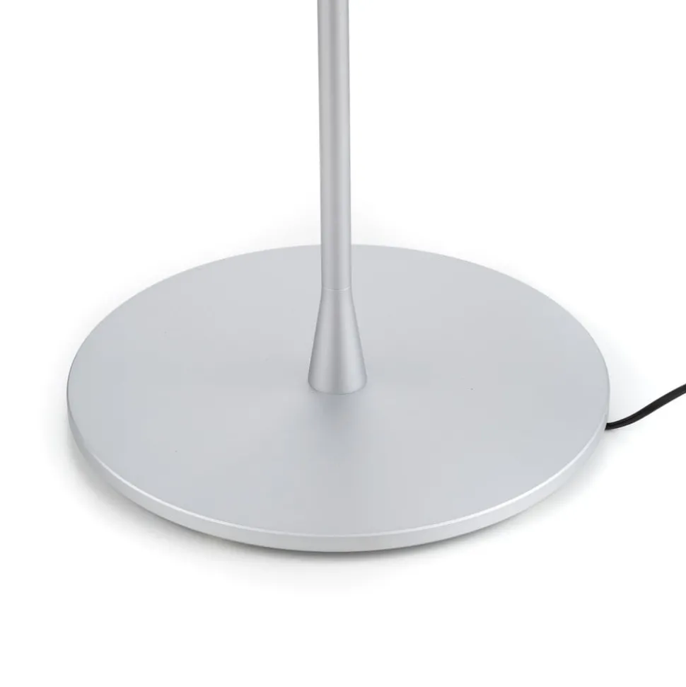 FLOS Glo-Ball Floor 1 gulvlampe, matt sølv