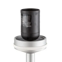 FLOS Glo-Ball Floor 1 gulvlampe, matt sølv