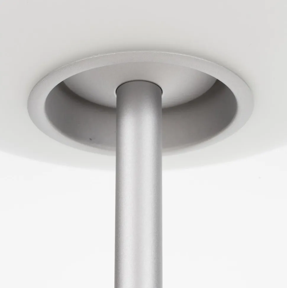 FLOS Glo-Ball Floor 2 gulvlampe, matt sølv