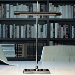 FLOS Goldman - bordlampe med USB, røykgrå