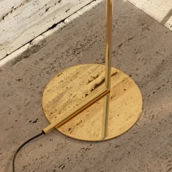 FLOS gulvlampe IC F1 10th Anniversary, gullbelagt, dimbar