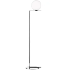 FLOS IC F1 gulvlampe krom Ø 20 cm