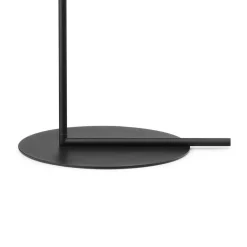 FLOS IC F2 gulvlampe svart Ø 30 cm