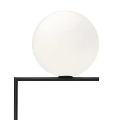 FLOS IC F2 gulvlampe svart Ø 30 cm