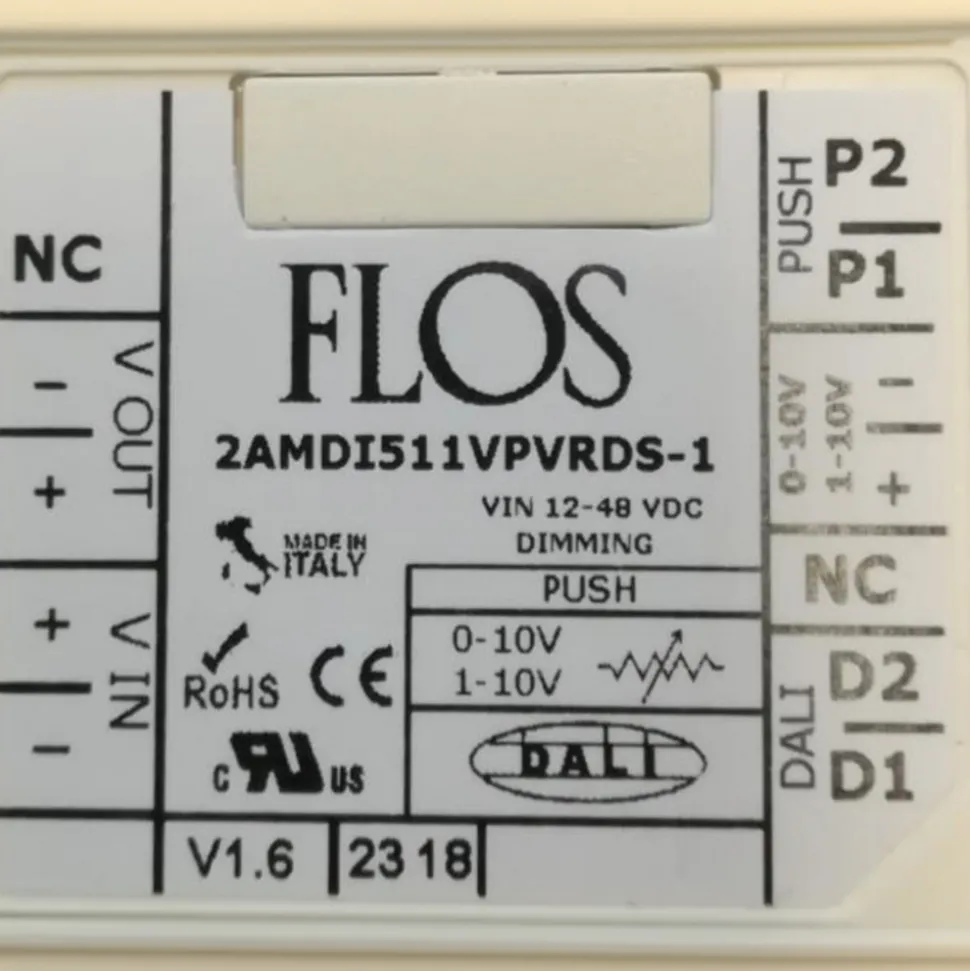 FLOS LED dimmer 12 - 48 V, 1-kanal, multiprotokoll