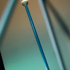 FLOS Luminator gulvlampe, lyseblå, høyde 189 cm, metall