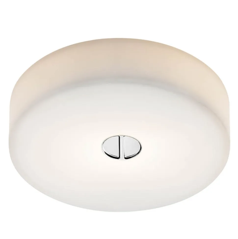 FLOS Mini Button taklampe laget av glass