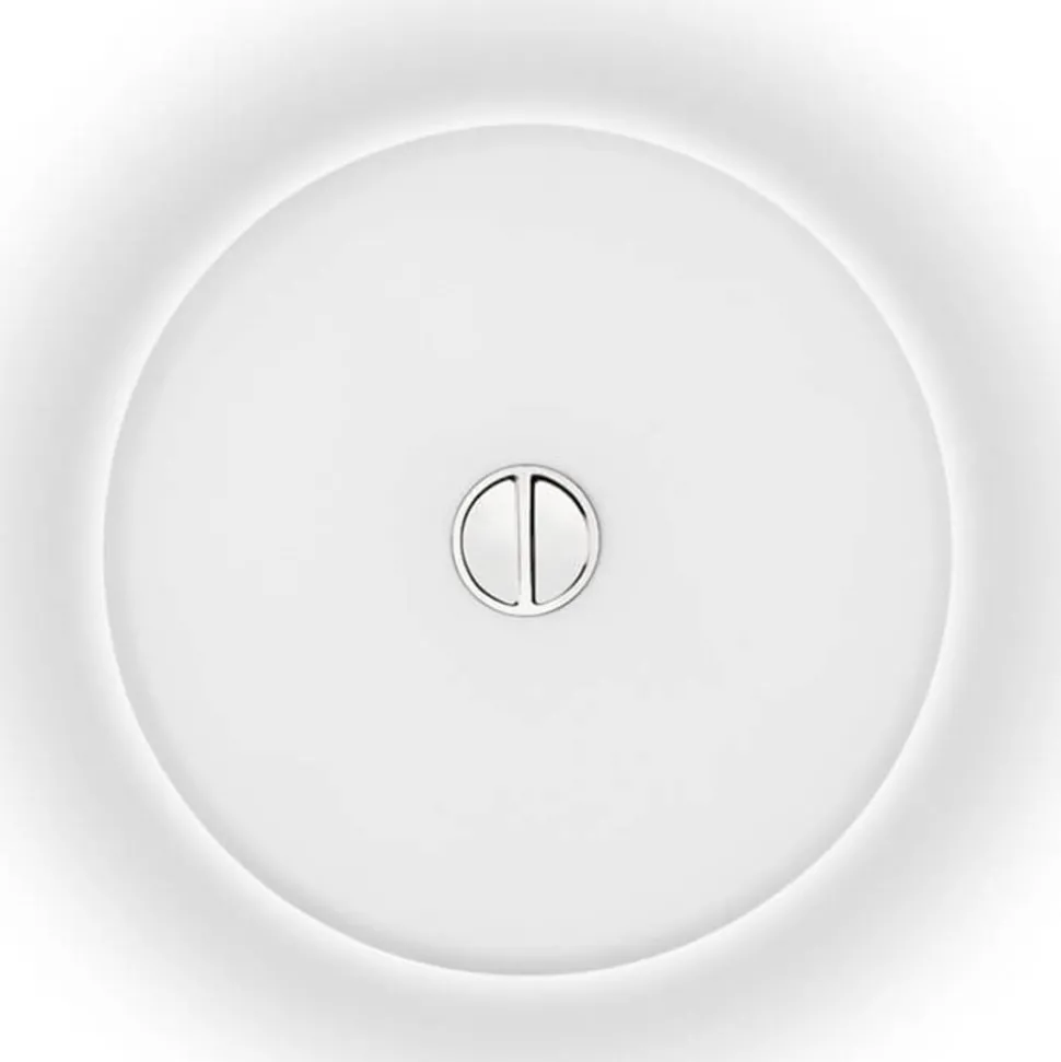 FLOS Mini Button taklampe laget av glass