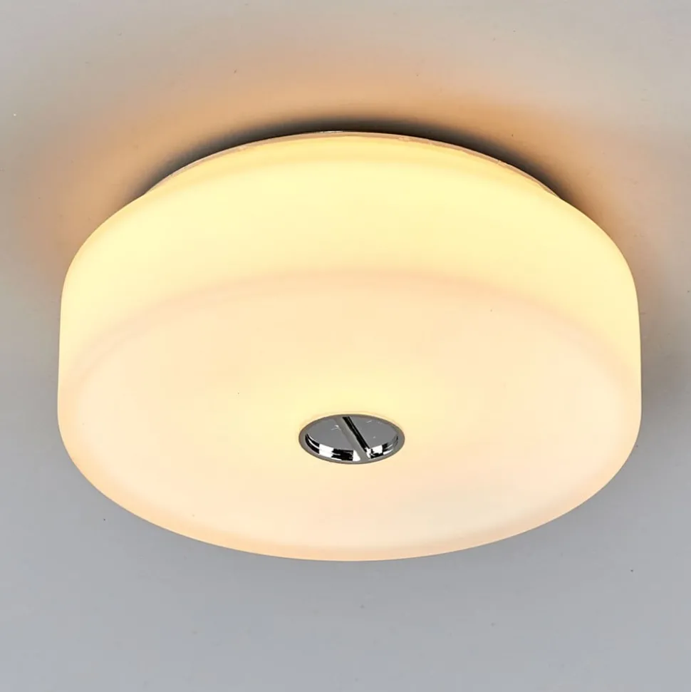 FLOS Mini Button taklampe laget av glass