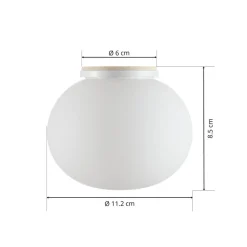 FLOS Mini Glo-Ball C/W - Taklampe i design