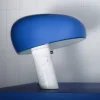 FLOS Snoopy bordlampe, marineblå, marmor, metall