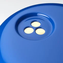 FLOS Snoopy bordlampe, marineblå, marmor, metall