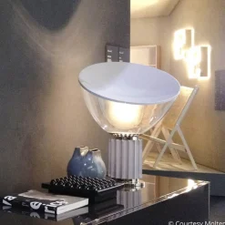 FLOS Taccia bordlampe, aluminium