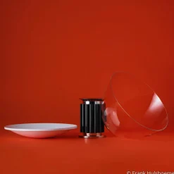 FLOS Taccia small - LED-bordlampe, svart