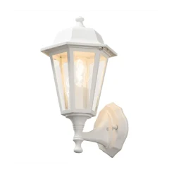 Flott utendørs GRADO vegglampe i hvit