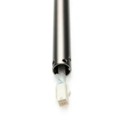 Forlengelsesstag i børstet aluminium 30,5 cm