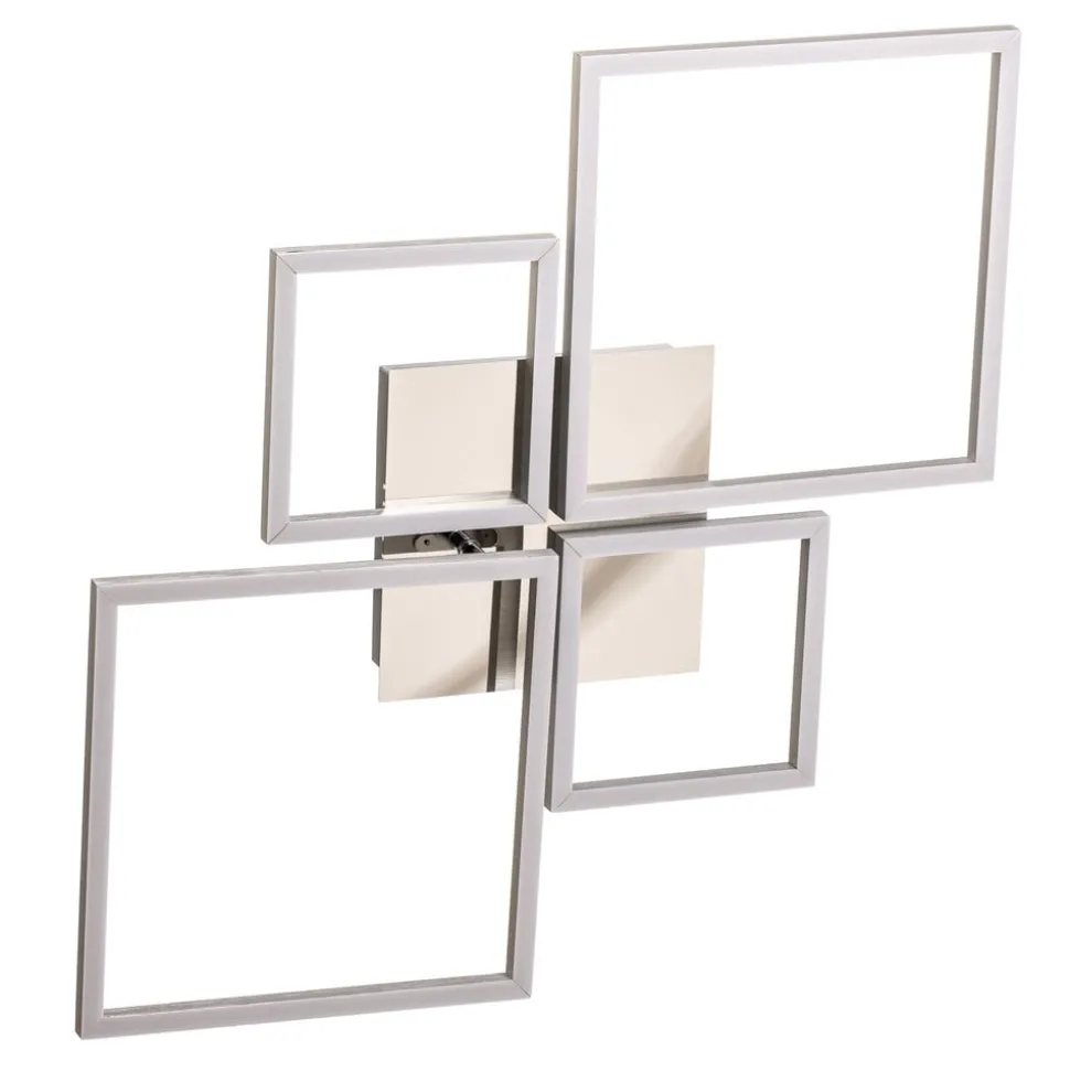 Frame LED-taklampe, CCT, 4 lys, aluminium