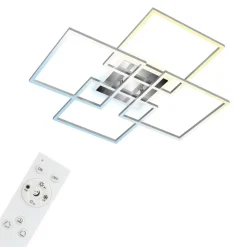 Frame S LED-taklampe, 72,4 x 72,4 cm, aluminium