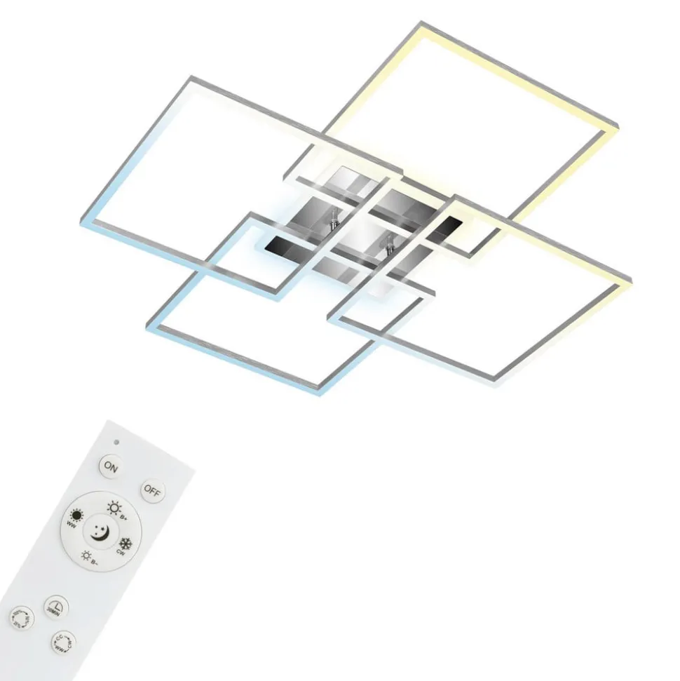 Frame S LED-taklampe, 72,4 x 72,4 cm, aluminium