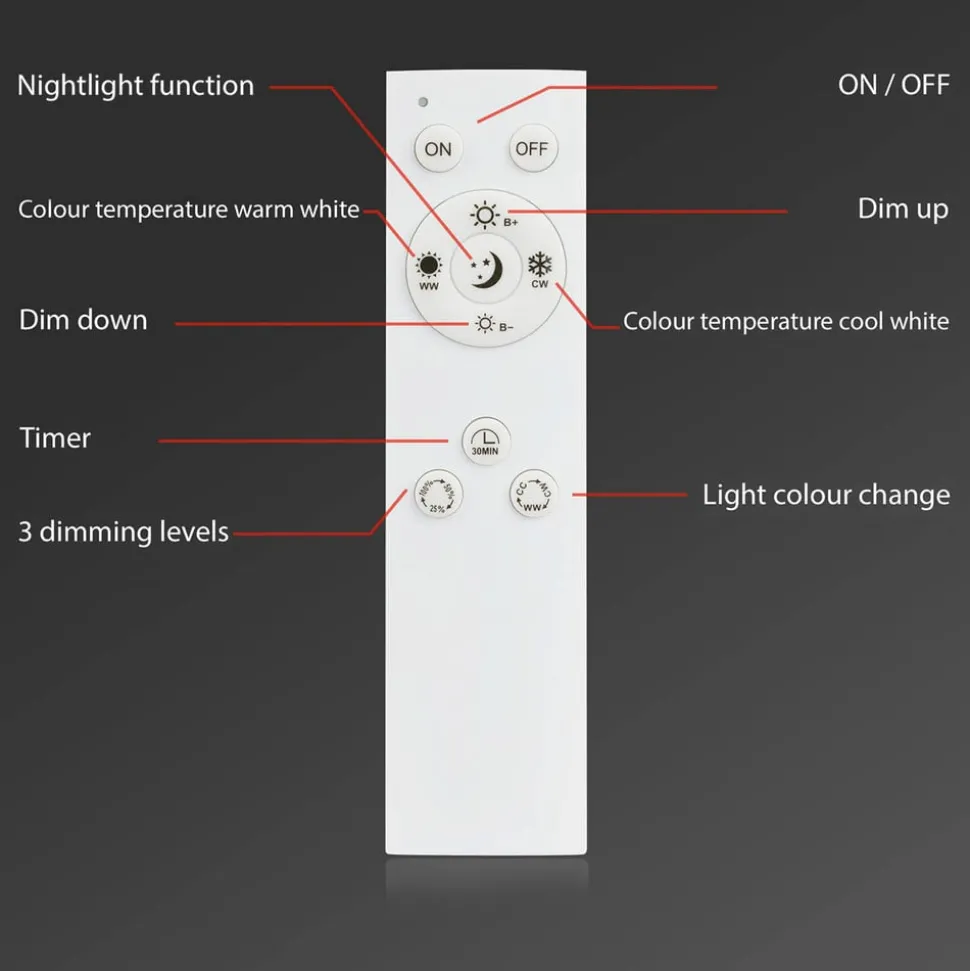 Frame S LED-taklampe, 72,4 x 72,4 cm, aluminium