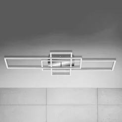 Frame taklampe firkant 3 lyskilder CCT aluminium