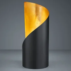 Frank bordlampe - svart og gull