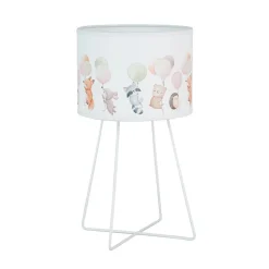 Freddy bordlampe, fargerik, dyr, E14, høyde 32,5 cm