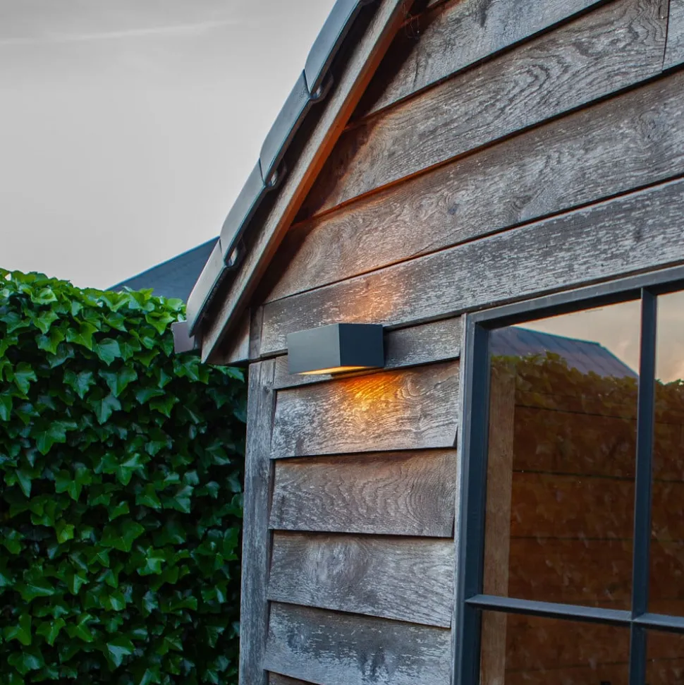 Gemini utendørs LED-vegglampe, RGBW, smart