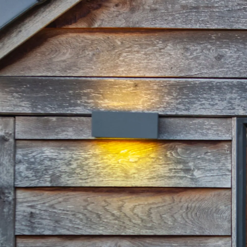 Gemini utendørs LED-vegglampe, RGBW, smart