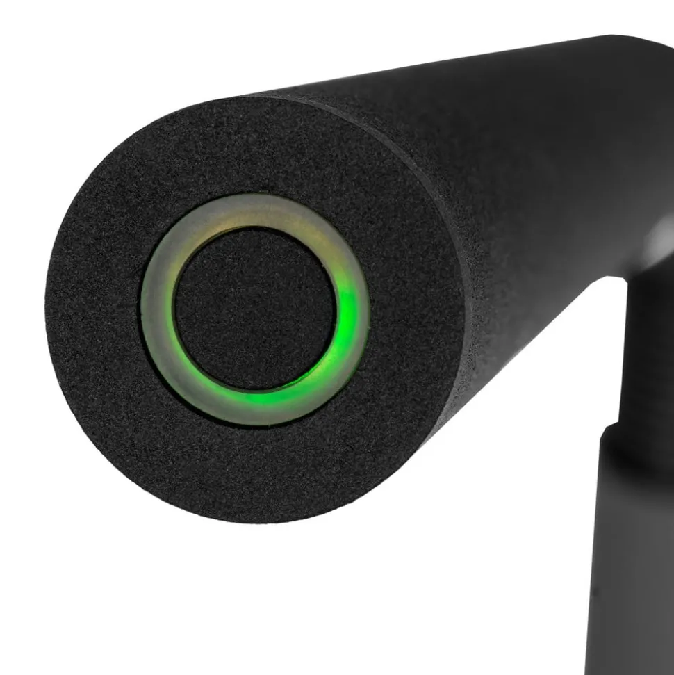 Gilly oppladbar LED-gulvlampe, svart